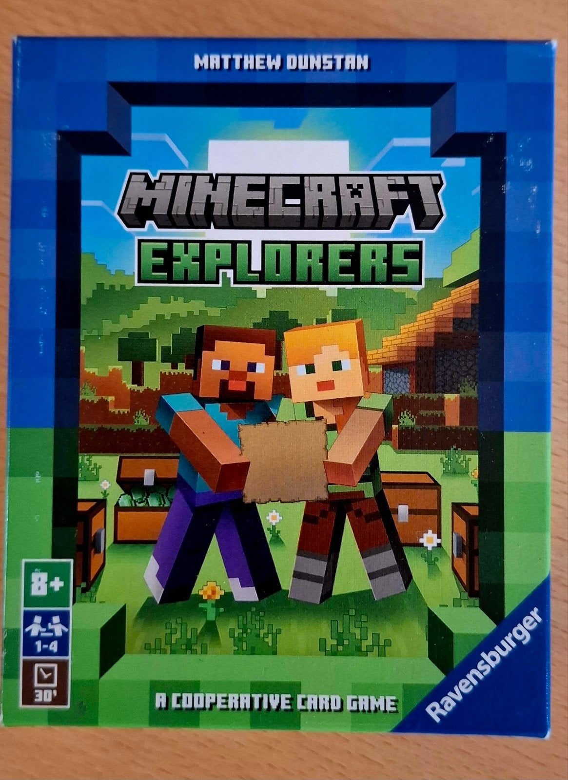 Minecraft Explorers: Coöperatief Kaartspel van Ravensburger, Een of twee spelers, Ophalen of Verzenden, Zo goed als nieuw, Ravensburger