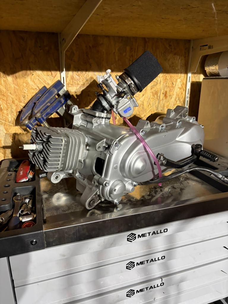 Zip 70cc stage 6 mk2 blok R1400 uitlaat, Ophalen of Verzenden, Nieuw