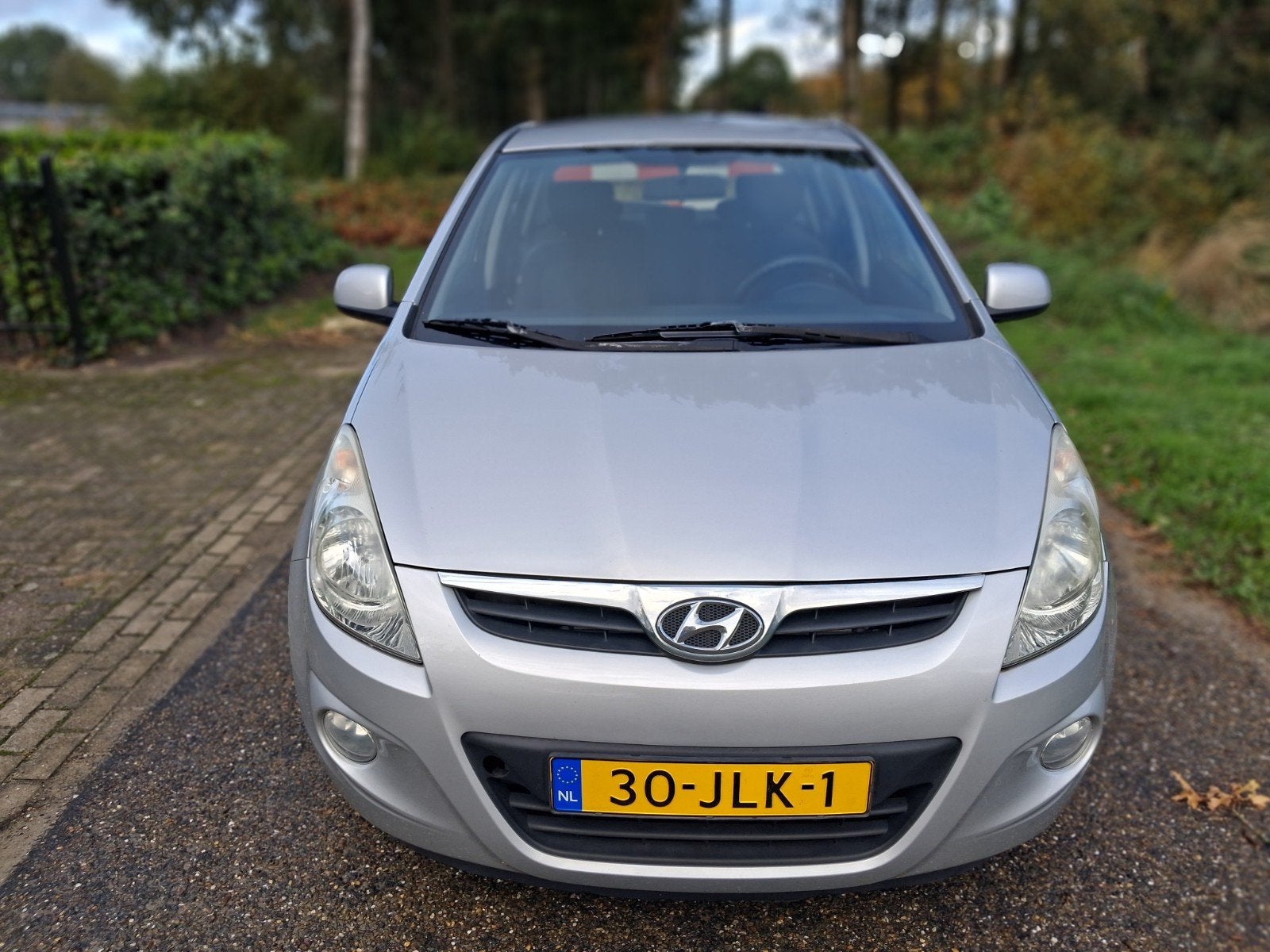 Hyundai i20 1.4 5-DRS 2009 Grijs, Voorwielaandrijving, 450 kg, 40 €/maand, 4 cilinders