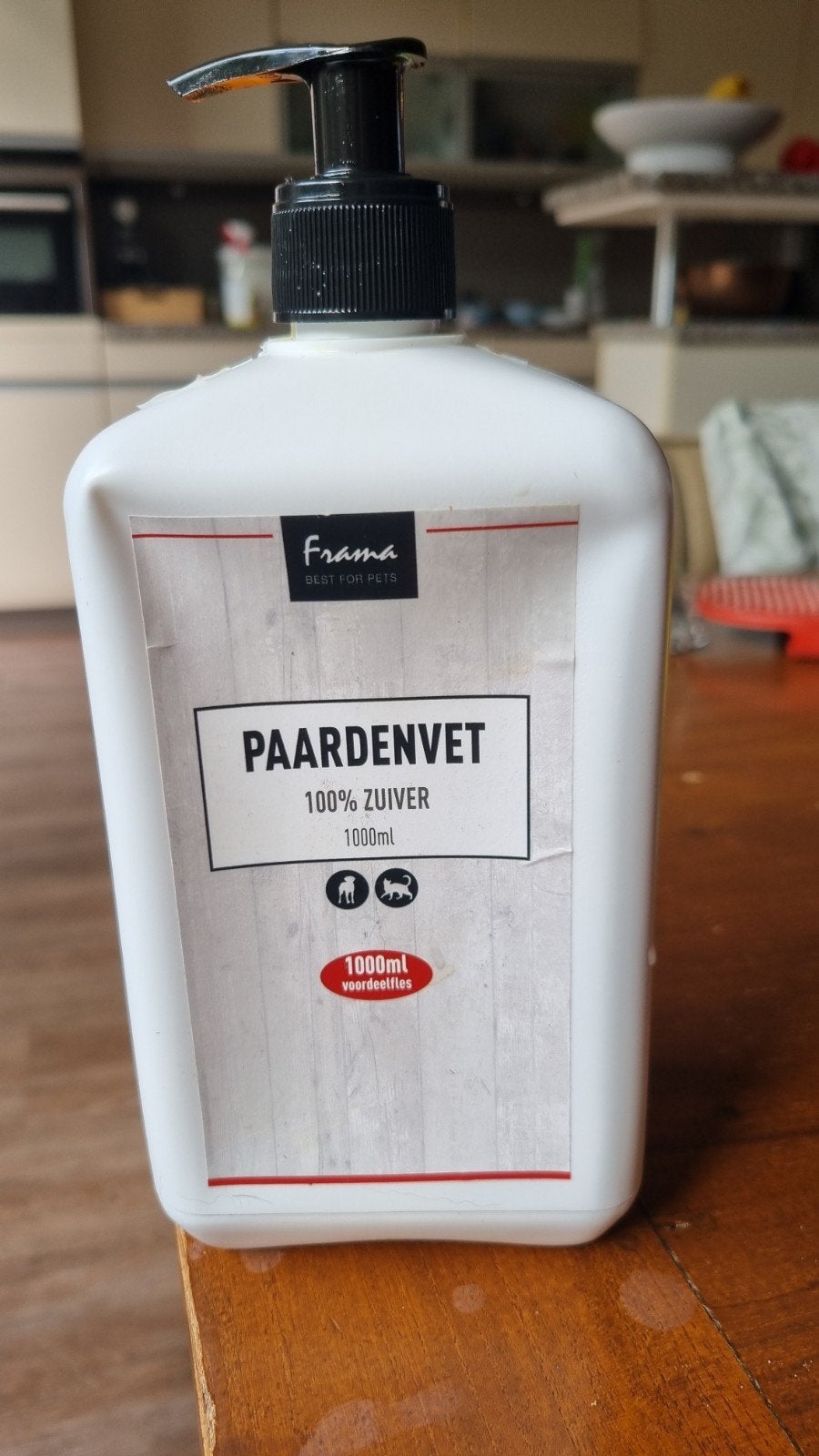 paardenvet 1000 ml, Ophalen of Verzenden, Hond