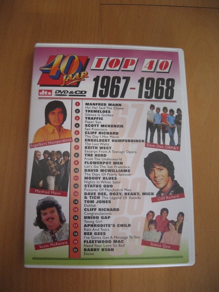 40 Jaar Top 40 CD - DVD 4x, Alle leeftijden, Ophalen of Verzenden, Gebruikt