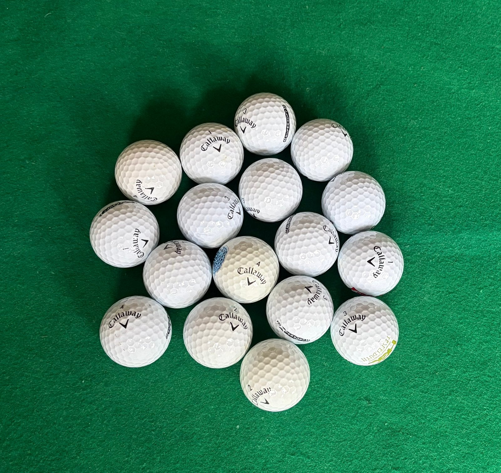 CALLAWAY SUPERSOFT 35 stuks, Sport en Fitness, Ophalen of Verzenden, Zo goed als nieuw, Bal(len), Callaway
