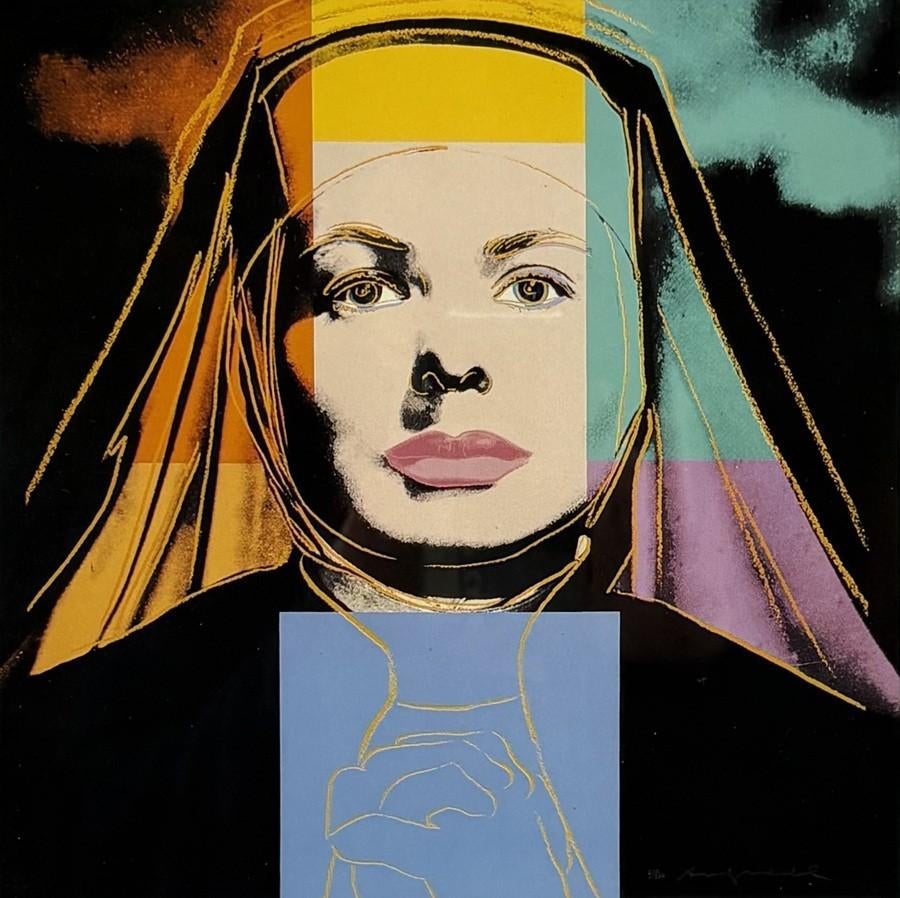 1078. Kleurendruk, Andy Warhol - The Nun, 1983