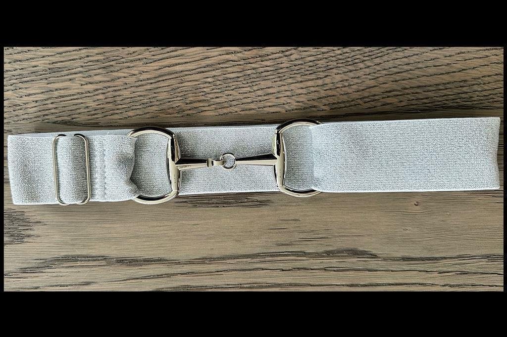 Glitter Zilver - Zilver - Paardrij Riem - Trensriem - Paardr, Ophalen of Verzenden, Nieuw, Springen, Overige typen