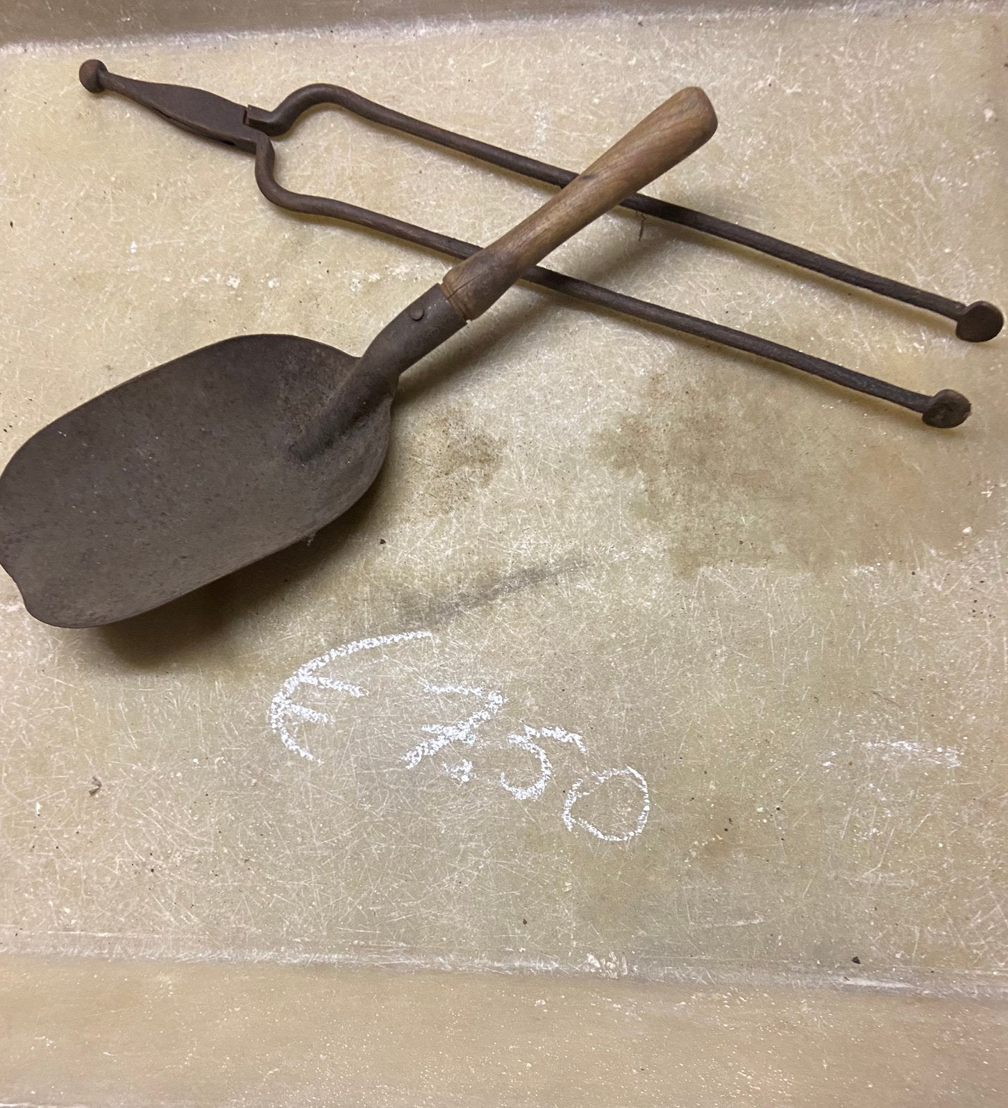 Kolenschep en haardtang, Antiek en Kunst, Antiek | Gereedschap en Instrumenten, Ophalen of Verzenden
