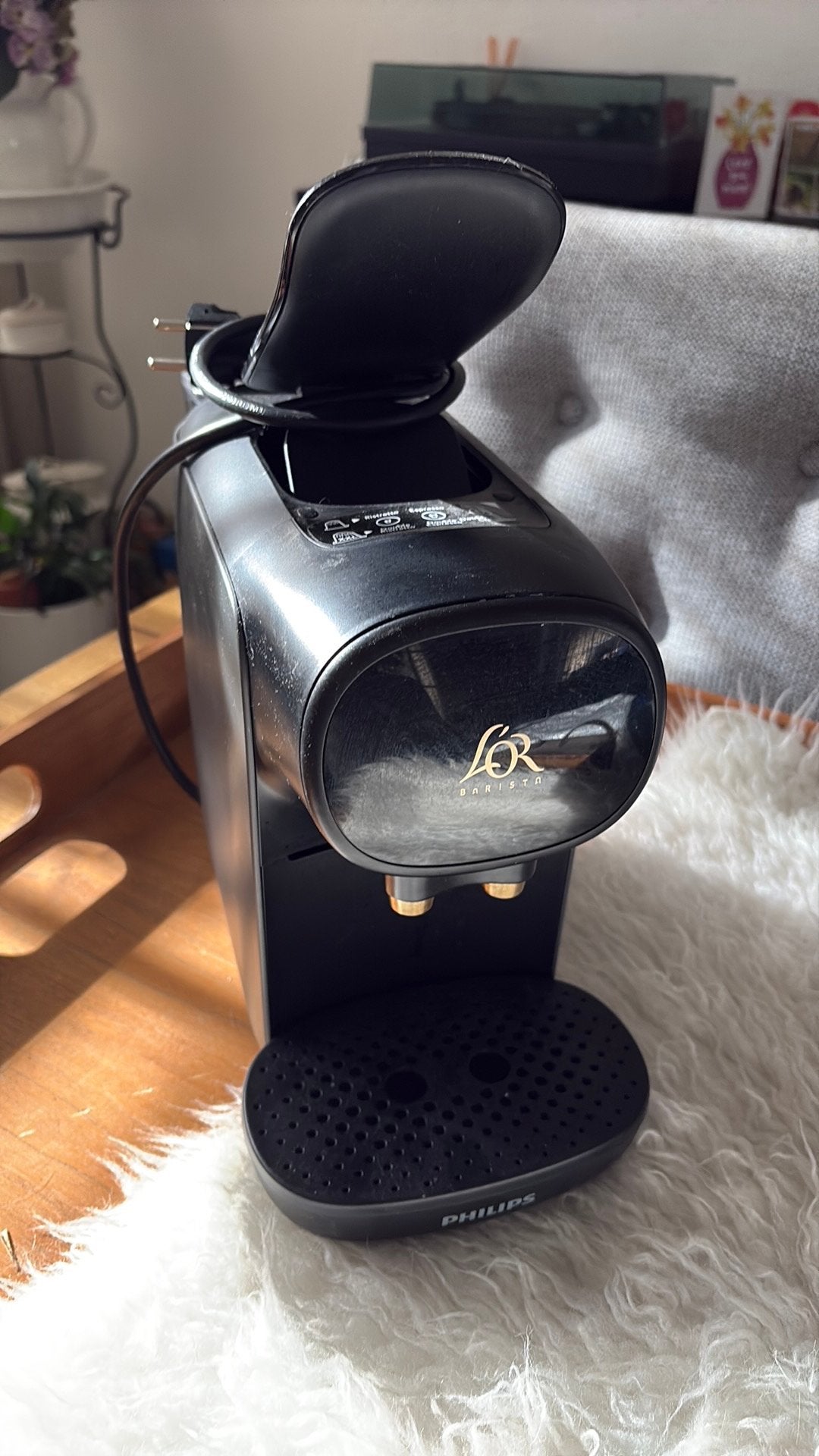Philips l’or barista koffie apparaat, Witgoed en Apparatuur, Koffiezetapparaten, Ophalen, Zo goed als nieuw, Koffiemachine, Koffiebonen