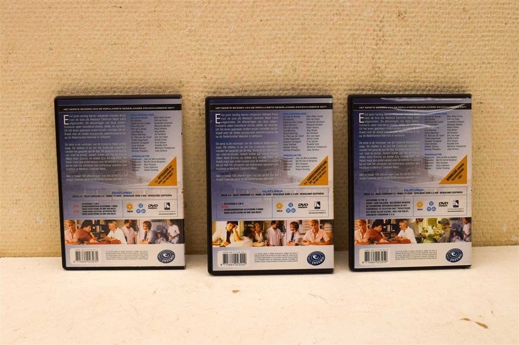 3 DVD box Medisch centrum west seizoen 1 48674, Ophalen of Verzenden, Gebruikt
