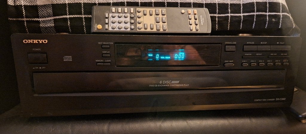 Onkyo 6 cd wisselaar DX-C340 lees beschrijving, Ophalen of Verzenden, Gebruikt, Overige merken, Wisselaar