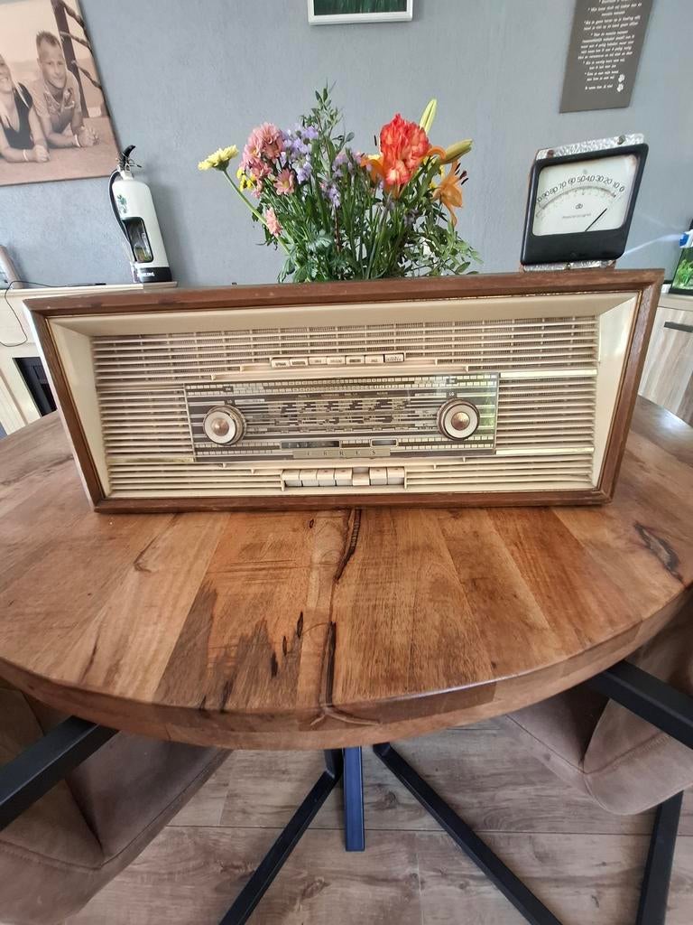 Ouderwetse Erres radio - Vintage buizenradio, Ophalen, Gebruikt, Radio