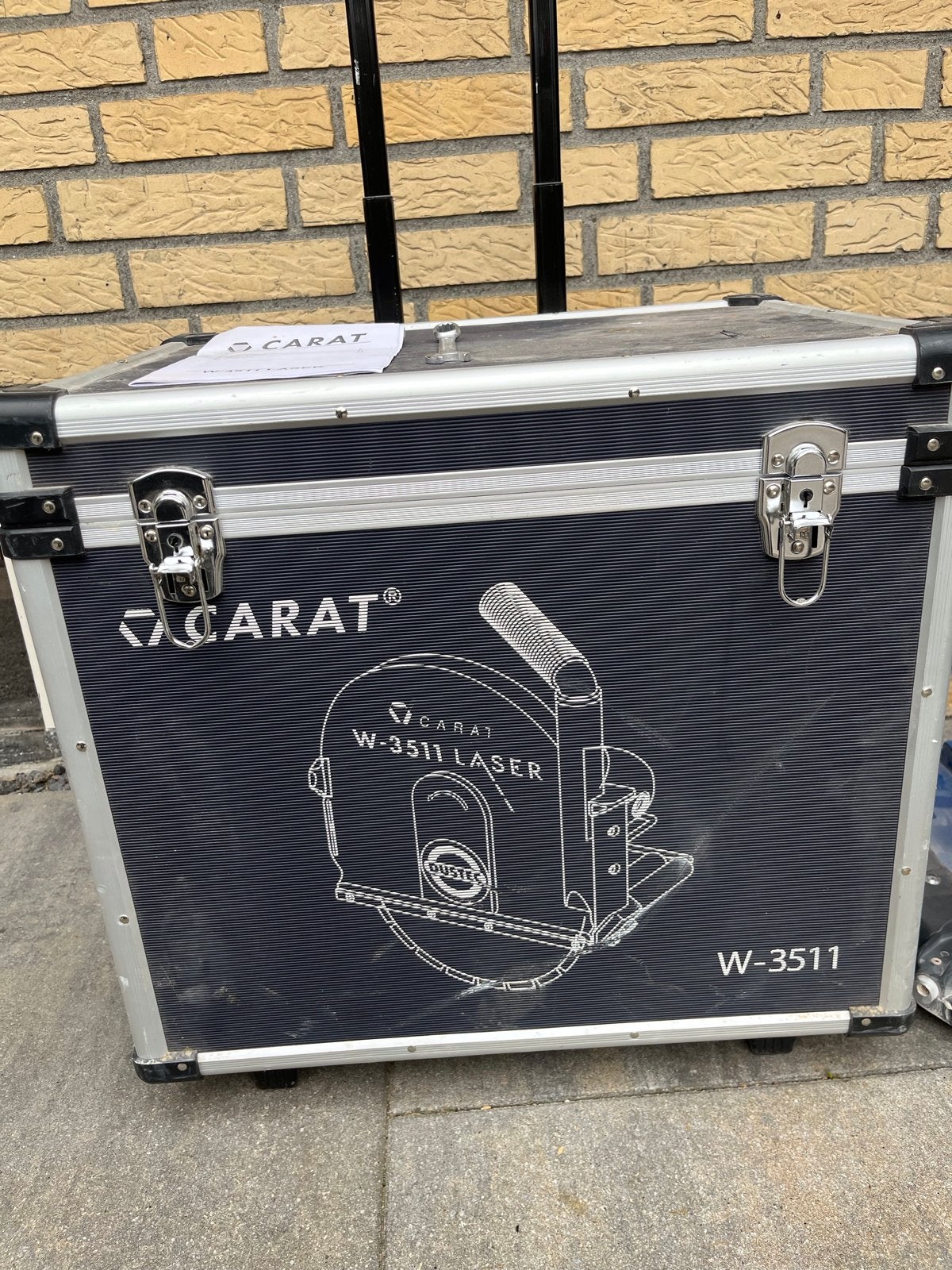 Carat W-3511 Muurzaag Laser Watergekoeld met nieuwe schijf, Doe-het-zelf en Verbouw, Ophalen, Gebruikt, 70 mm of meer, Overige typen