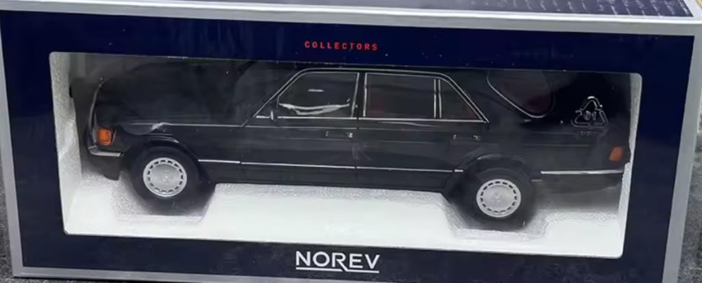 Mercedes Benz 560 SEL 1991 Zwart 1/18  NOREV Ref. 183788, Verzenden, Nieuw, Auto, Norev