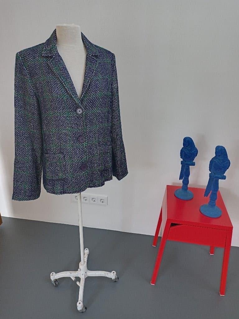 Prachtig jasje / colbert van who's that girl, zgan, mt xlv, Kleding | Dames, Ophalen, Who's that girl, Blauw, Maat 46/48 (XL) of groter