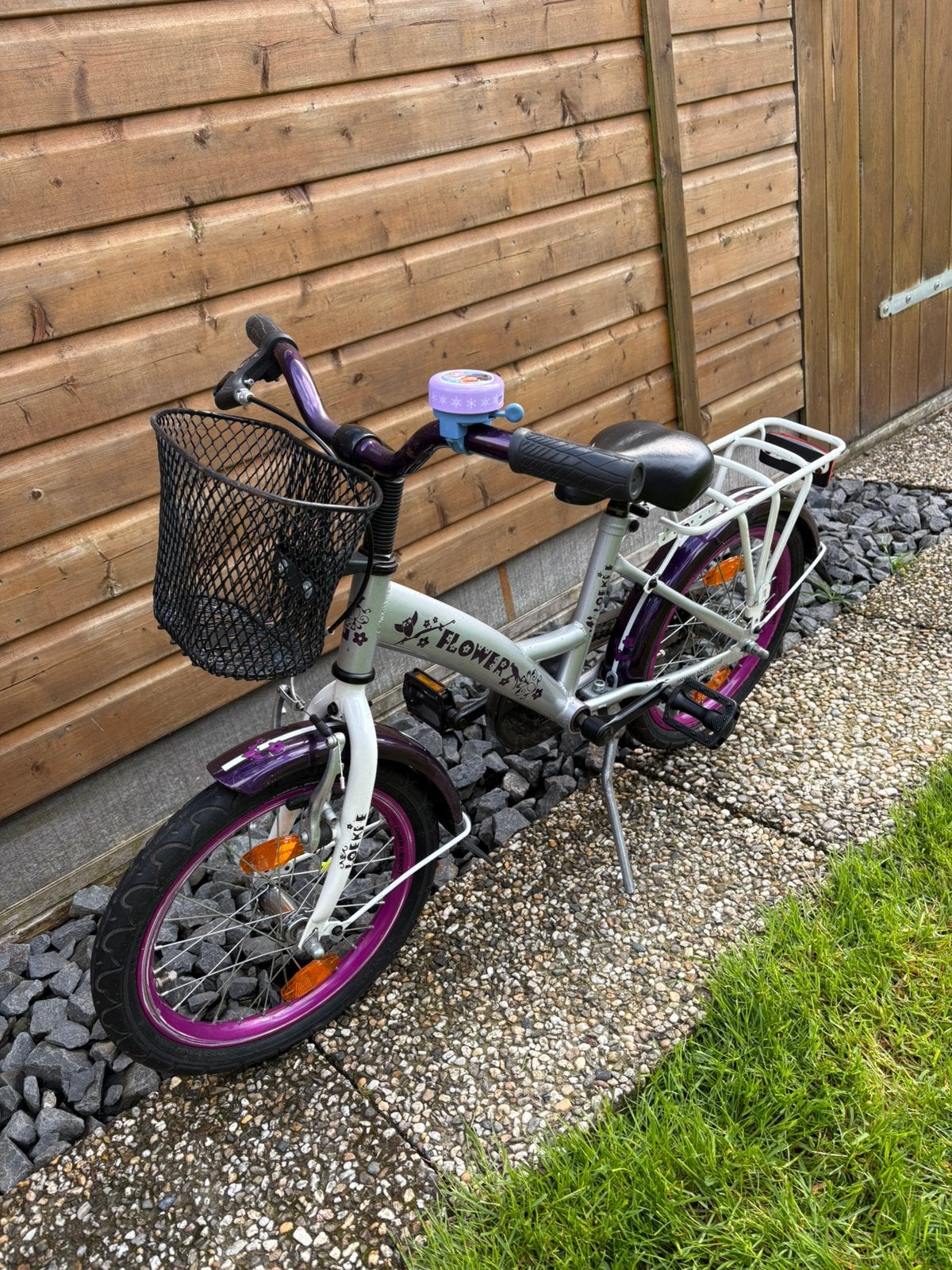Loekie flower 16 inch kinderfiets rijklaar, Ophalen, Gebruikt, 16 inch