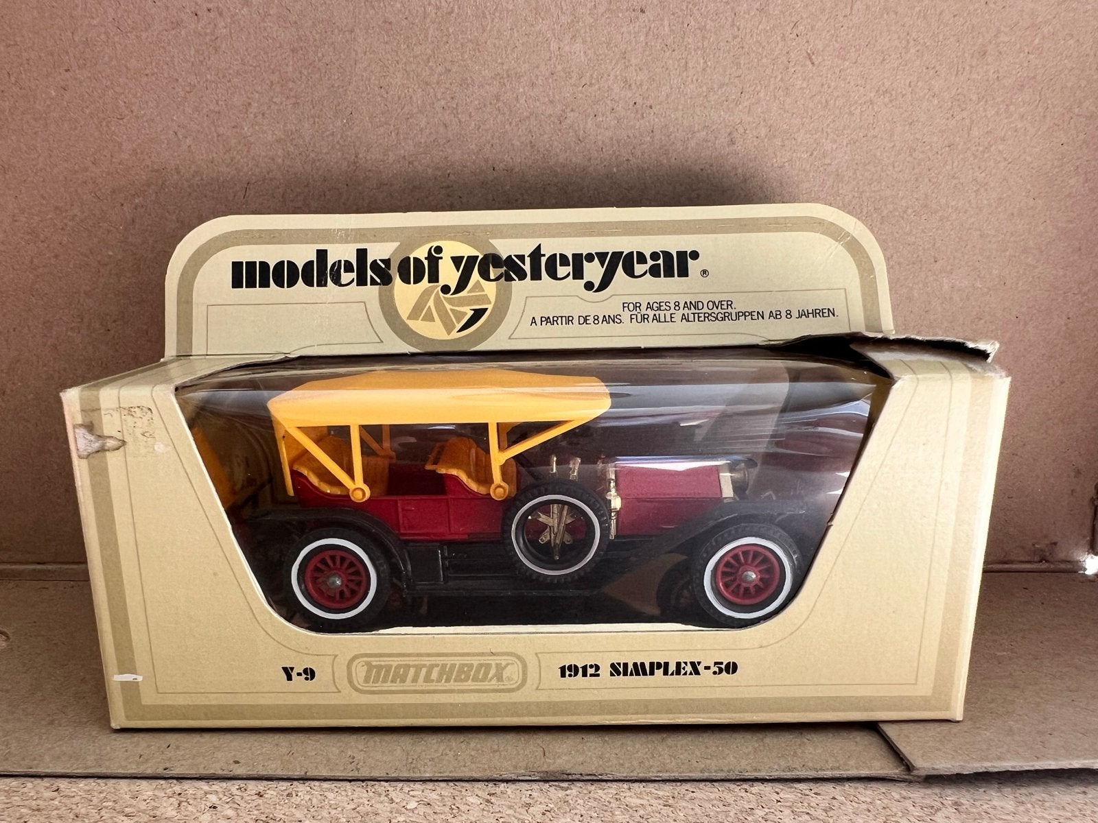 Matchbox Models of Yesteryear - 1912 Simplex-50 (Y-9), Ophalen of Verzenden, Gebruikt, Auto, Matchbox