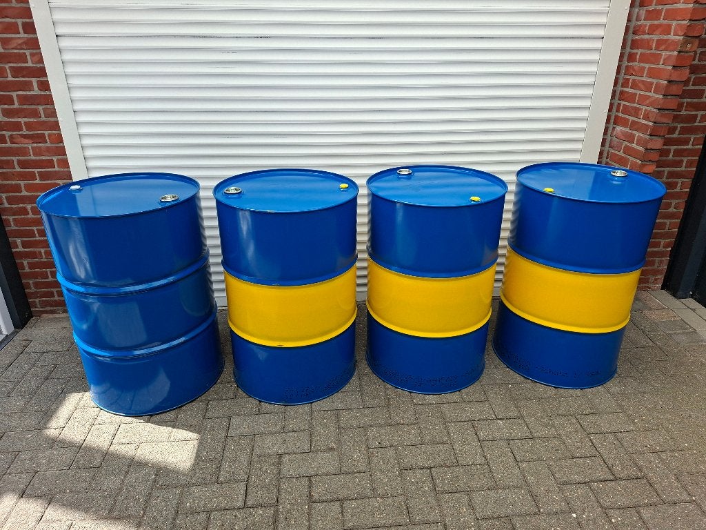 olieton olievat oliedrum stookton, Tuin en Terras, Ophalen, Gebruikt