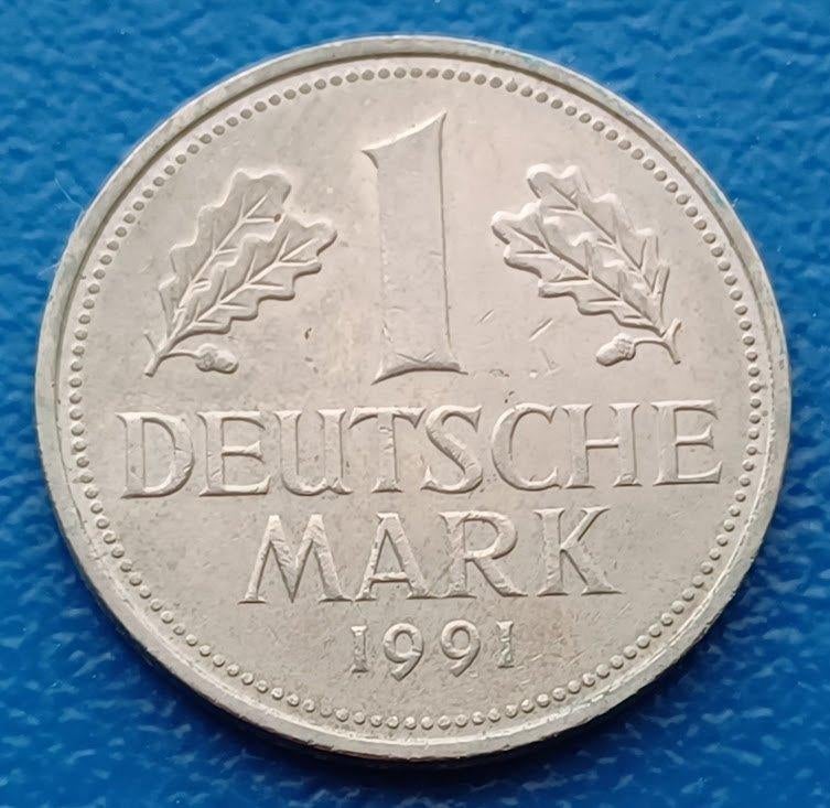Duitsland 1 Mark - 1991 D, Verzenden, Duitsland, Losse munt