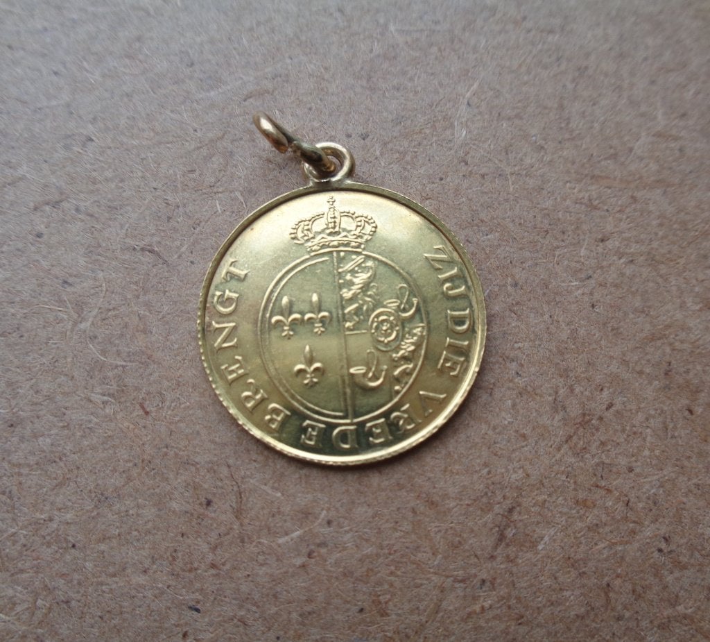 14 krt gouden token/munt  Prinses IRENE [201], Verzenden, Koningin Beatrix, Losse munt, Goud