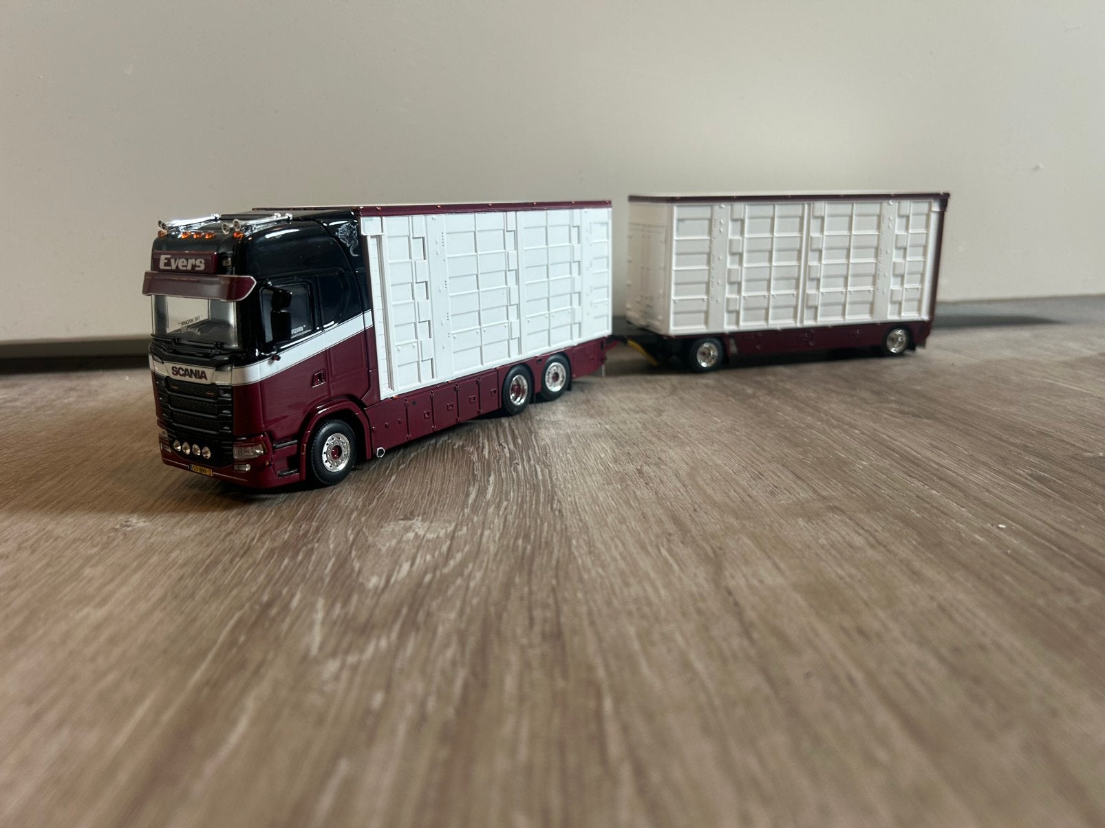 Wsi scania vee combi Evers, Ophalen of Verzenden, Zo goed als nieuw, Bus of Vrachtwagen, Wsi