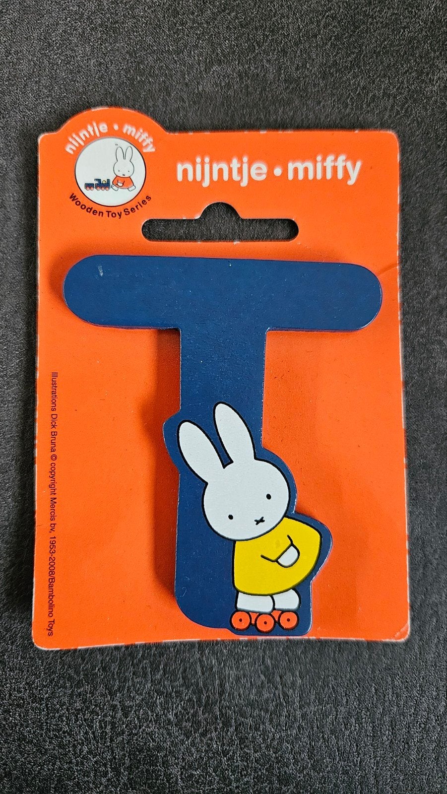 Nijntje houten letter T - NIEUW in verpakking, Ophalen of Verzenden, Nieuw, Jongen of Meisje