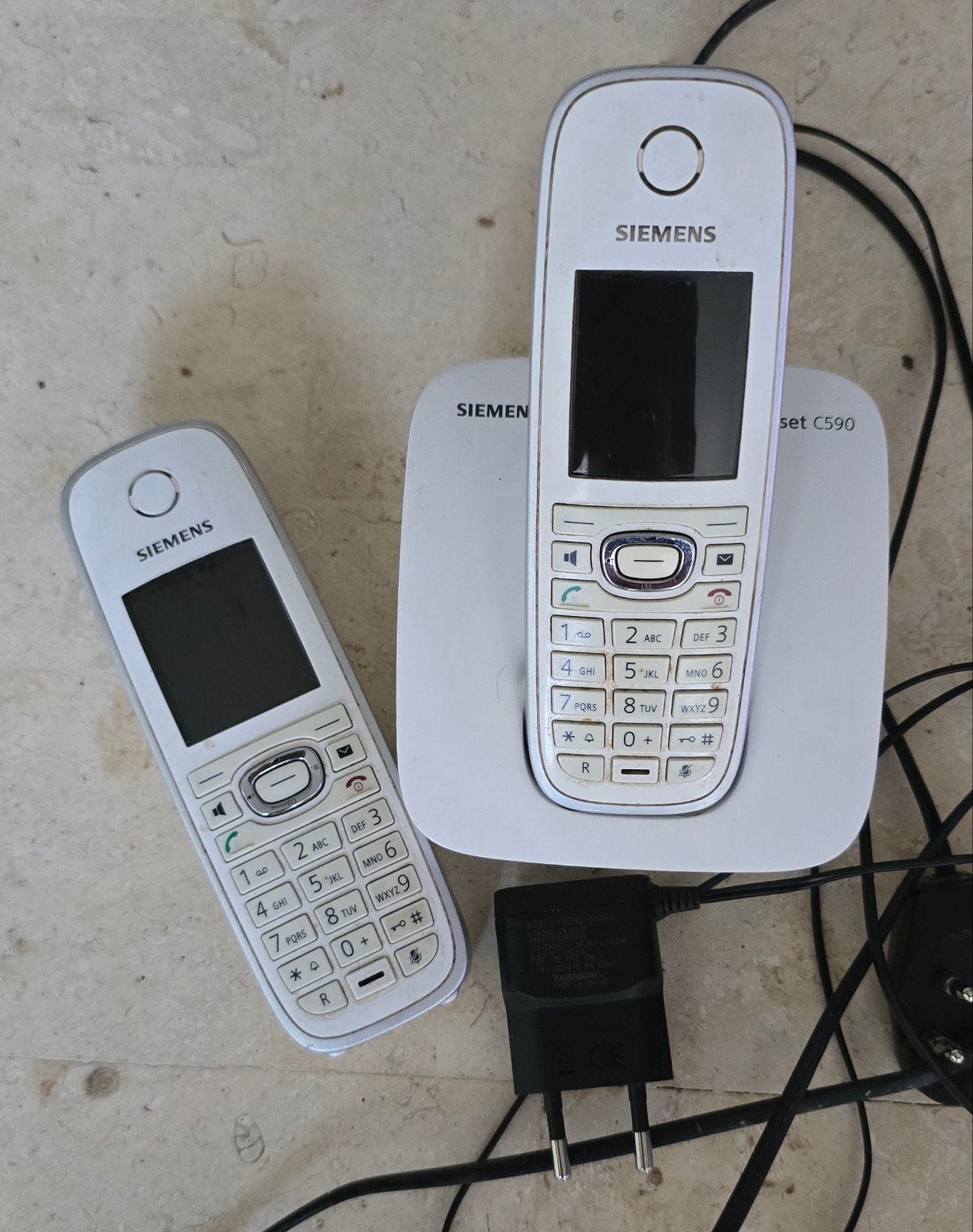 Goed werkende Siemens Gigaset C590/C59H set, Ophalen, Gebruikt, 2 handsets