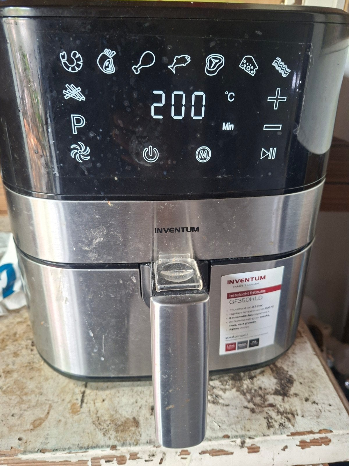 Inventum GF350HLD Heteluchtfriteuse - Zo goed als nieuw, Ophalen, Zo goed als nieuw, Airfryer, 1500 gram of meer