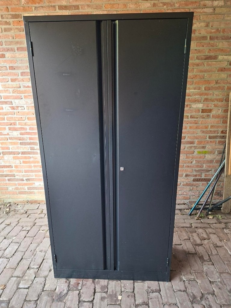 Goede, degelijke metalen kast, archiefkast, kantoorkast!, Ophalen, Gebruikt, 100 tot 150 cm, 200 cm of meer