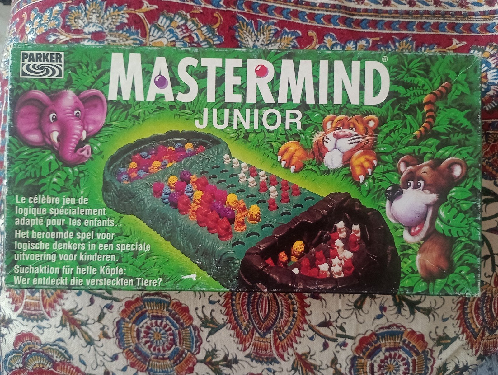 Mastermind Junior bordspel van Parker, Een of twee spelers, Ophalen of Verzenden, Gebruikt, Parker