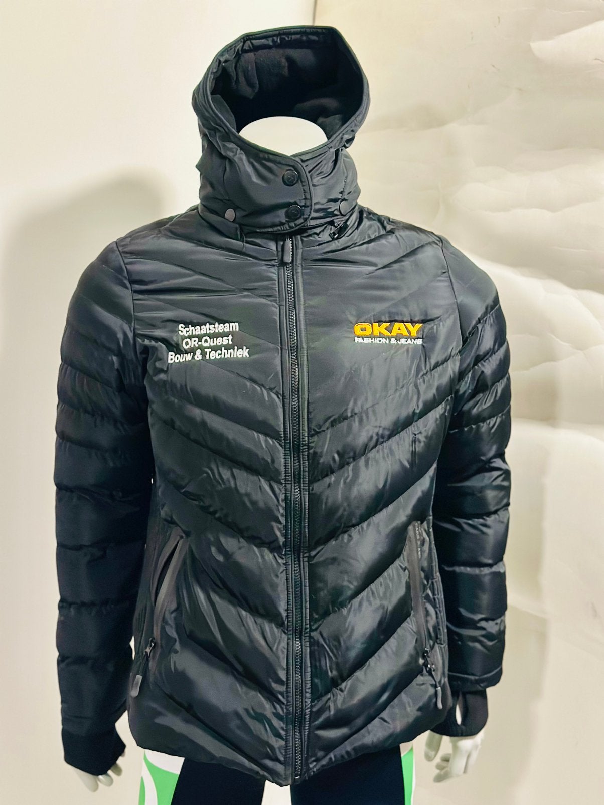 Casual jas sportjas winterjas okay maat L skijas, Maat 52/54 (L), Overige typen, Ophalen of Verzenden, Zo goed als nieuw
