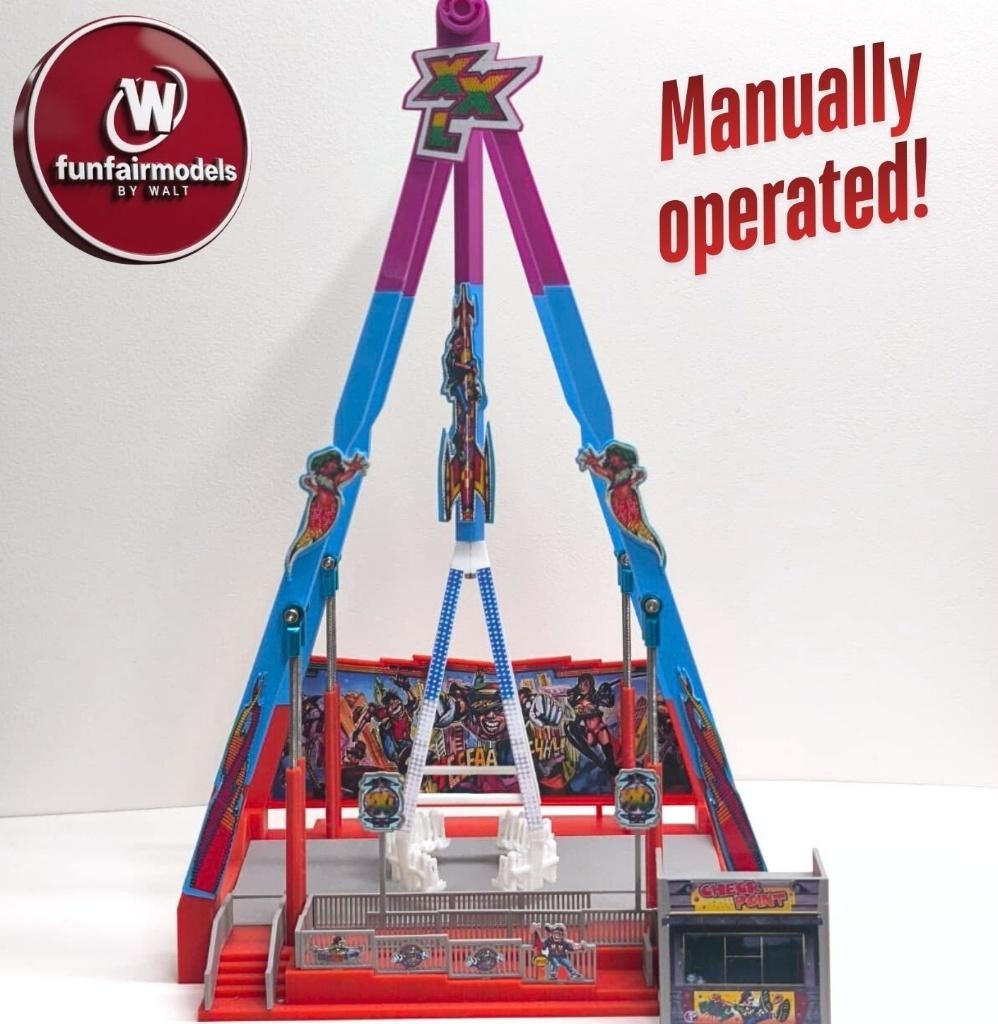 giant swing kermis attractie schaal 1:87 H0 *ZONDER MOTOR*, Verzenden, Nieuw, 1:50 tot 1:144