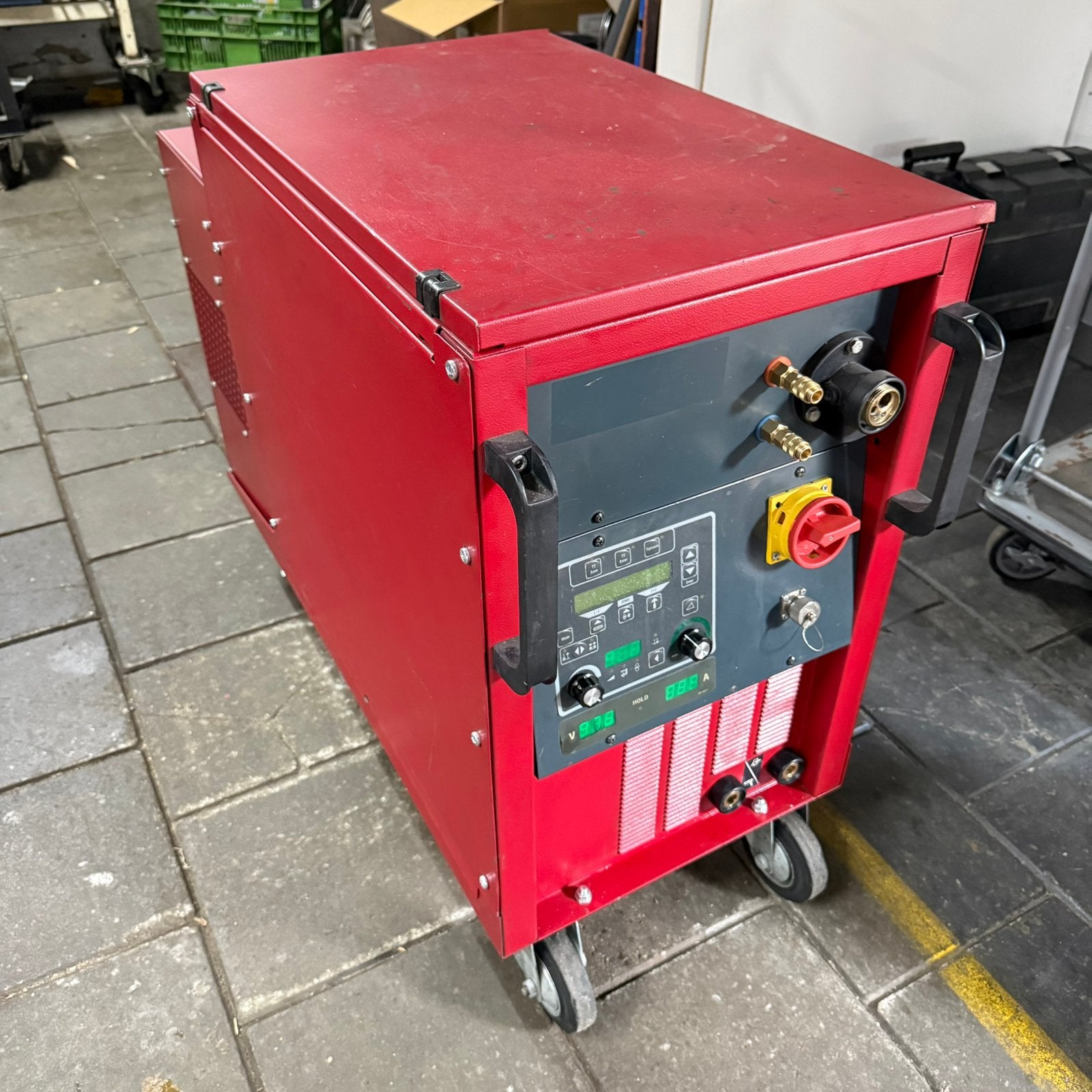 Rowac pu 450 mig mag pulse watergekoeld 400 volt lasapparaat, Ophalen, Gebruikt, 250 ampère of meer, Co2