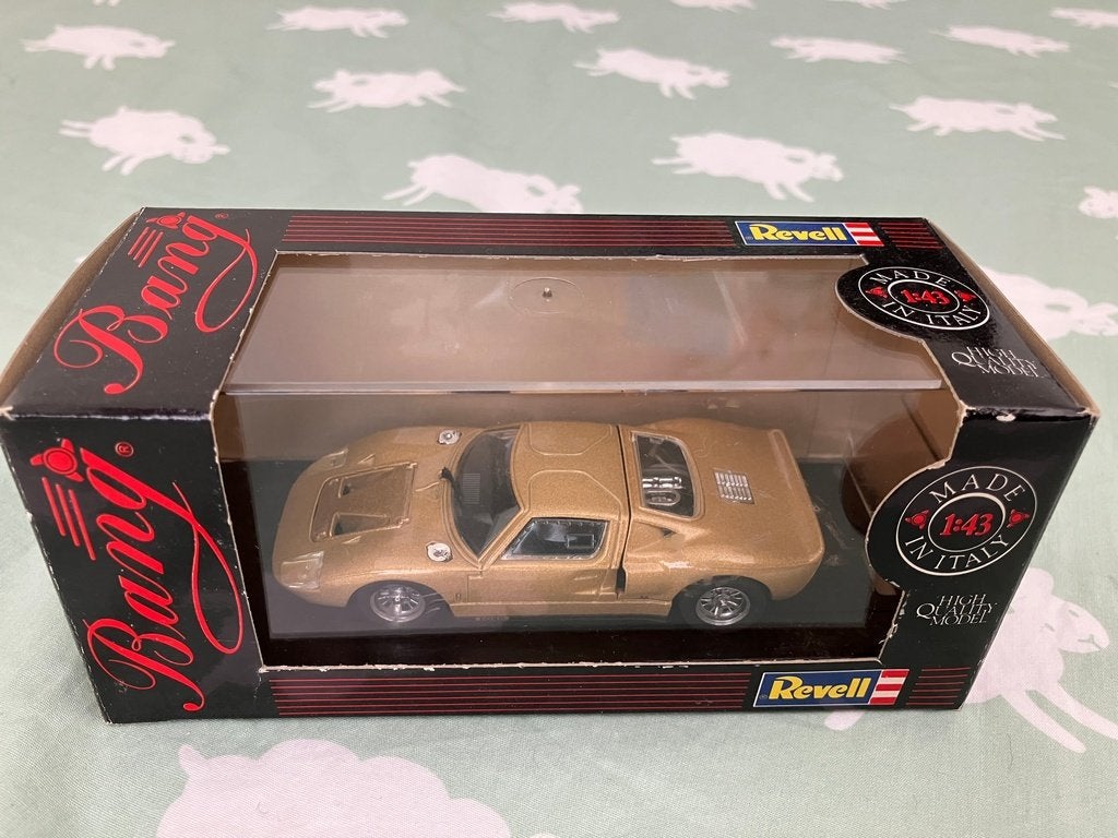 BANG Revell Ford GT40 Stradale Gold 48409, Ophalen of Verzenden, Zo goed als nieuw, Auto, Overige merken