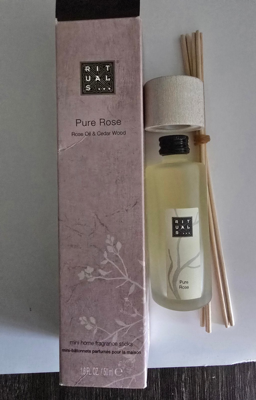 Rituals Pure Rose geurstokjes - Rose Oil & Cedar Wood, Hout, Nieuw, Roze, Ophalen of Verzenden
