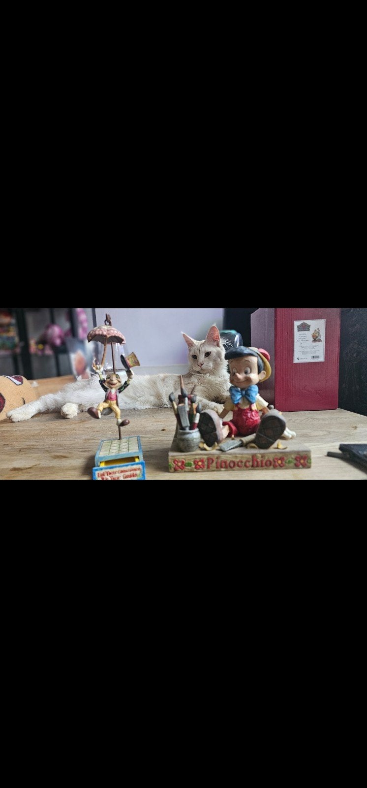 Jiminy Cricket en Pinocchio beeldjes Disney, Verzamelen, Ophalen of Verzenden, Zo goed als nieuw, Beeldje of Figuurtje