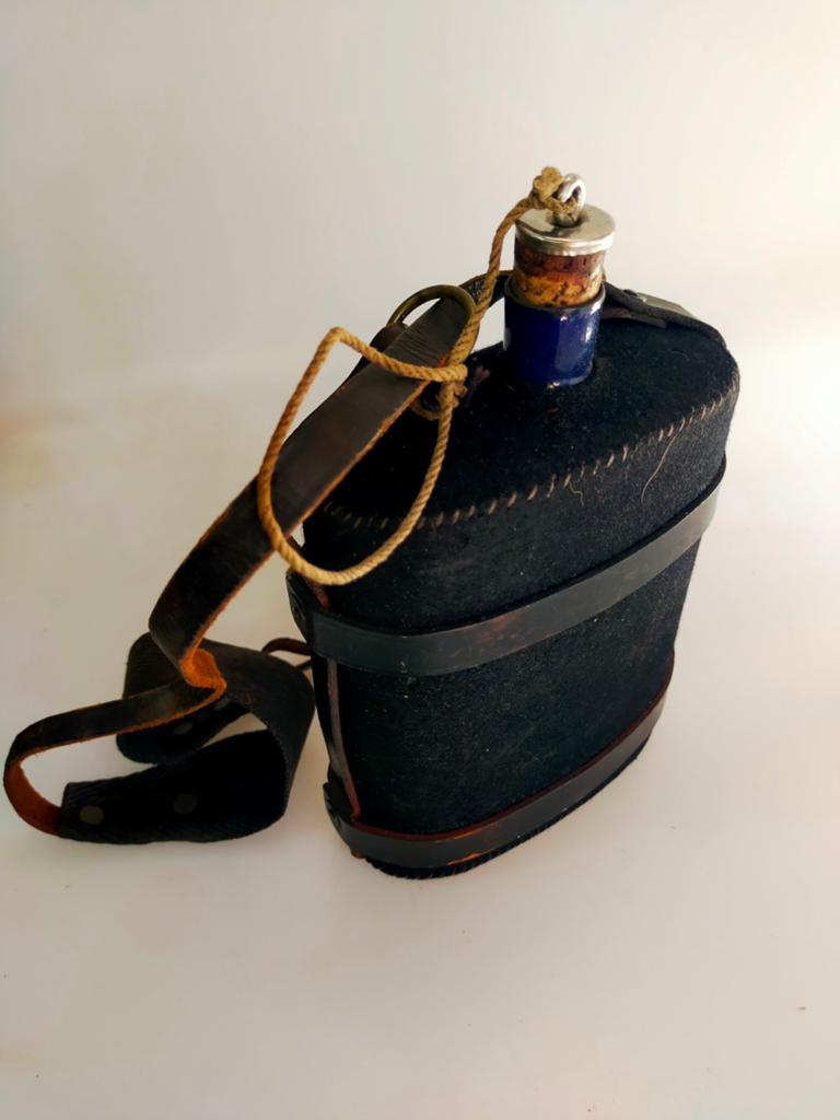 WO1 era Sint John Ambulance water canteen, Ophalen of Verzenden, Nieuw, Zwart