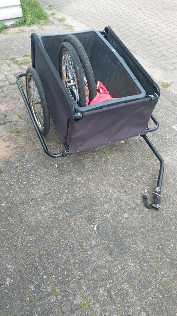 Fietsaanhanger met bak, Ophalen, Gebruikt, Bagagekar, 40 tot 60 kg