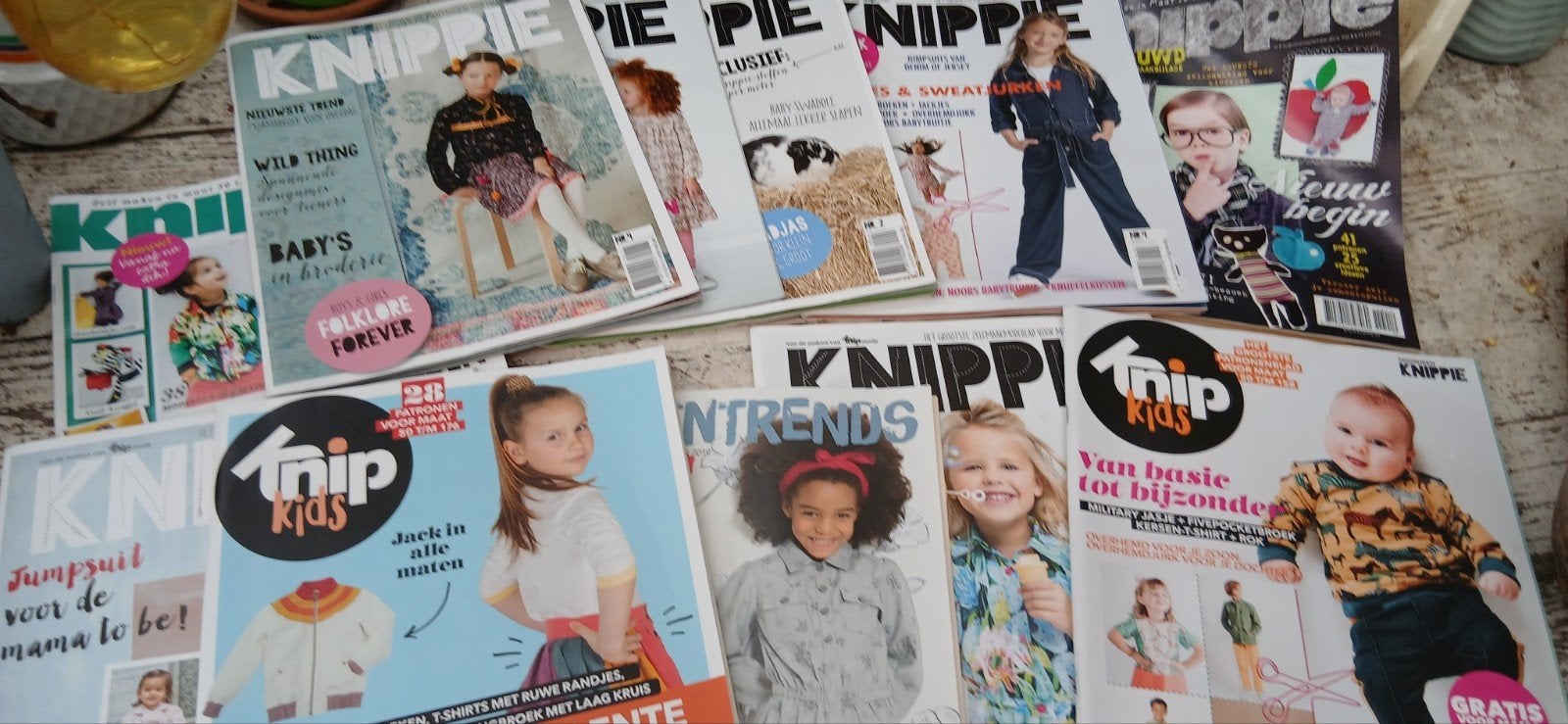 Stapel Knippies en Knip Kids zelfmaakmode mt 56 t/m 176, Ophalen of Verzenden, Kind, Knippie