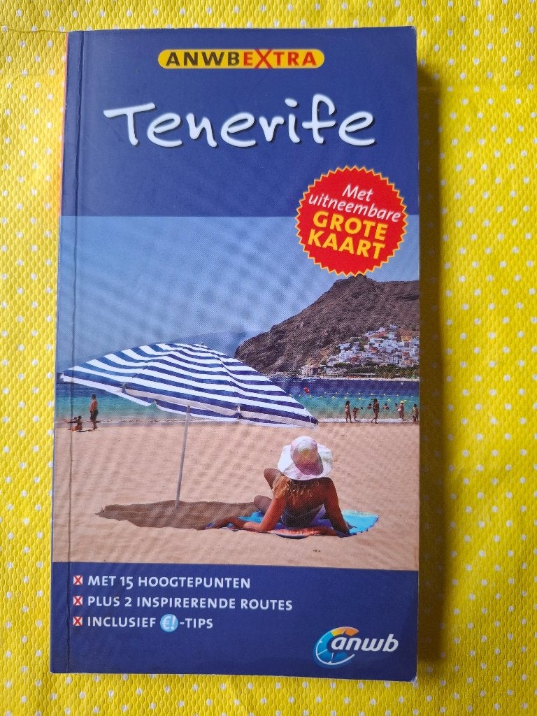 ANWB Extra Tenerife Reisgids met uitneembare kaart, Boeken, Gelezen, Europa, Ophalen of Verzenden, Reisgids of -boek
