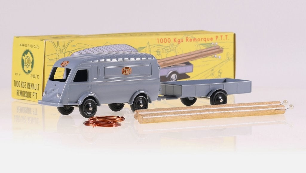 Renault 1000 kgs PTT telefoonpalen 1/43 CIJ NOREV 3/60/TO, Verzenden, Nieuw, Bus of Vrachtwagen, Norev