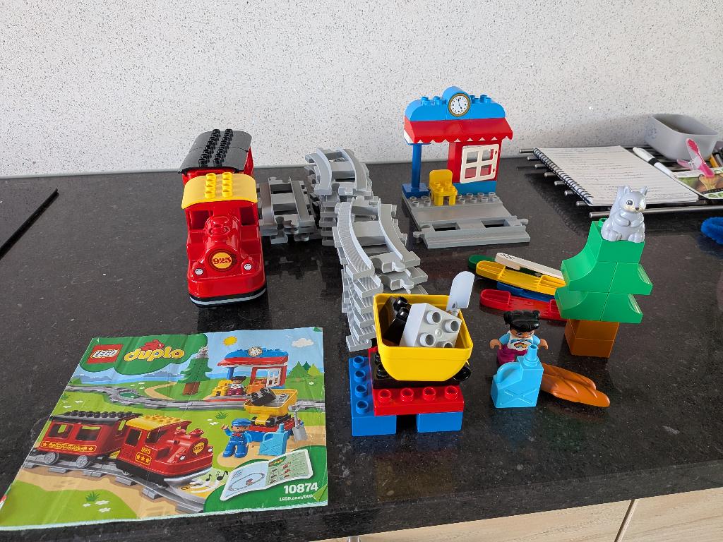 Duplo treinbaan 10874, Gebruikt, Overige thema's, Overige typen, Ophalen of Verzenden