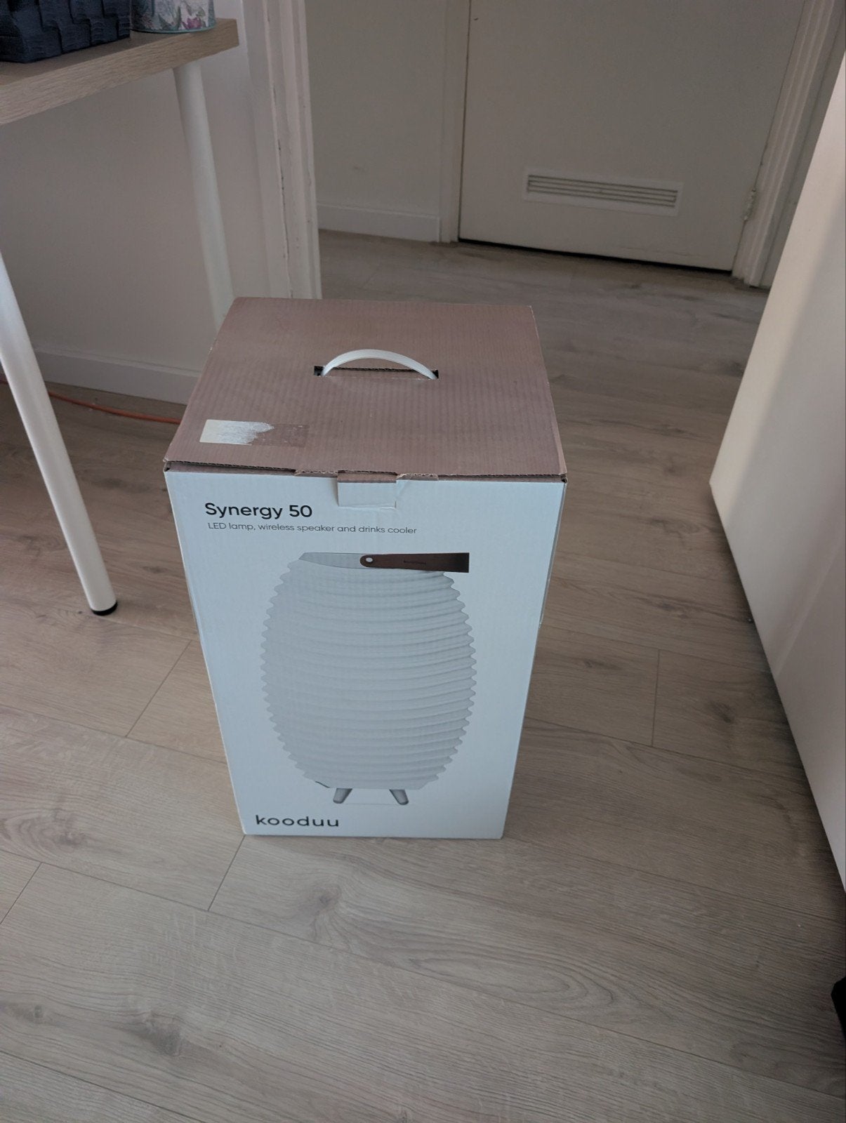 Kooduu Synergy 50 LED lamp, draadloze speaker en koeler, Ophalen, Wit, Overige merken, Kunststof