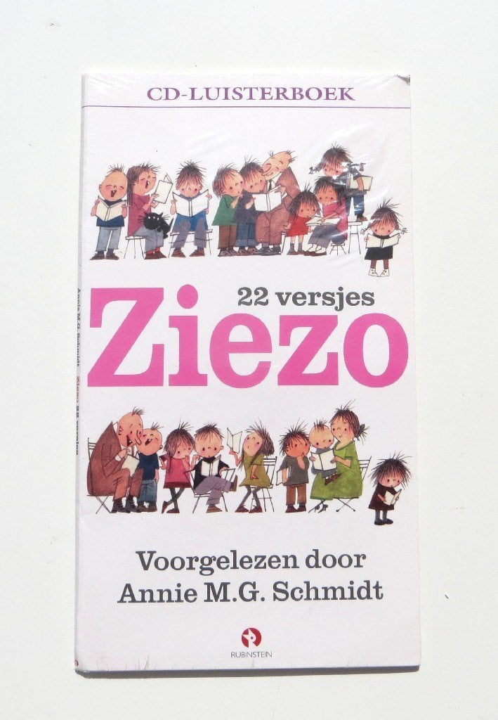 CD luisterboek M5212: A.M.G. Schmidt - Ziezo 22 versjes 5+, Boeken, Annie M.G. Schmidt, 5 of 6 jaar, Fictie algemeen, Jongen of Meisje