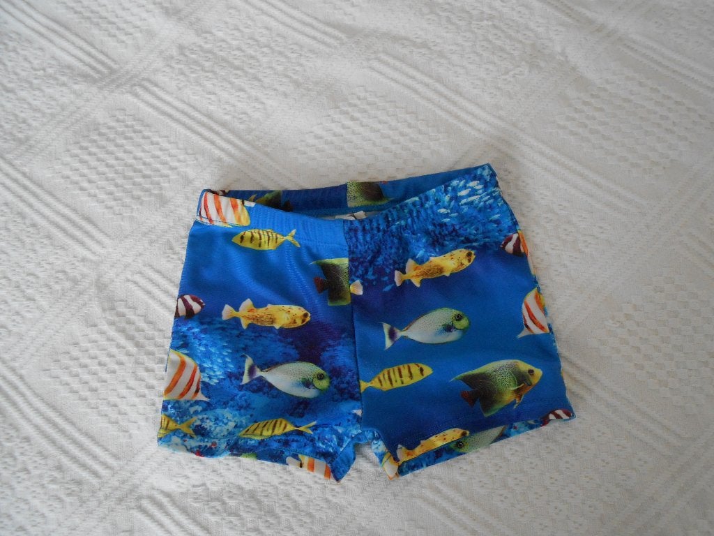 Nieuw zwembroekje maat 86/92 met visjes, Kinderen en Baby's, Nieuw, Ophalen of Verzenden, Hema, Zwembroek