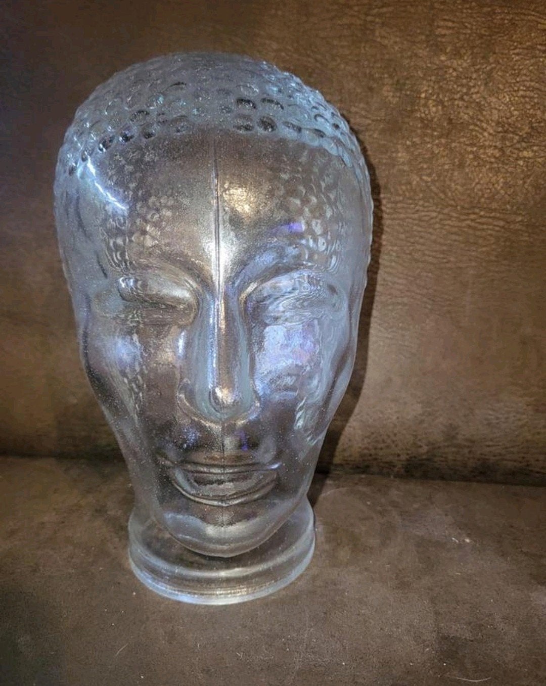 Vintage Glazen Mannequin Hoofd - Hoeden & Pruiken Display, Ophalen of Verzenden, Audio en Video