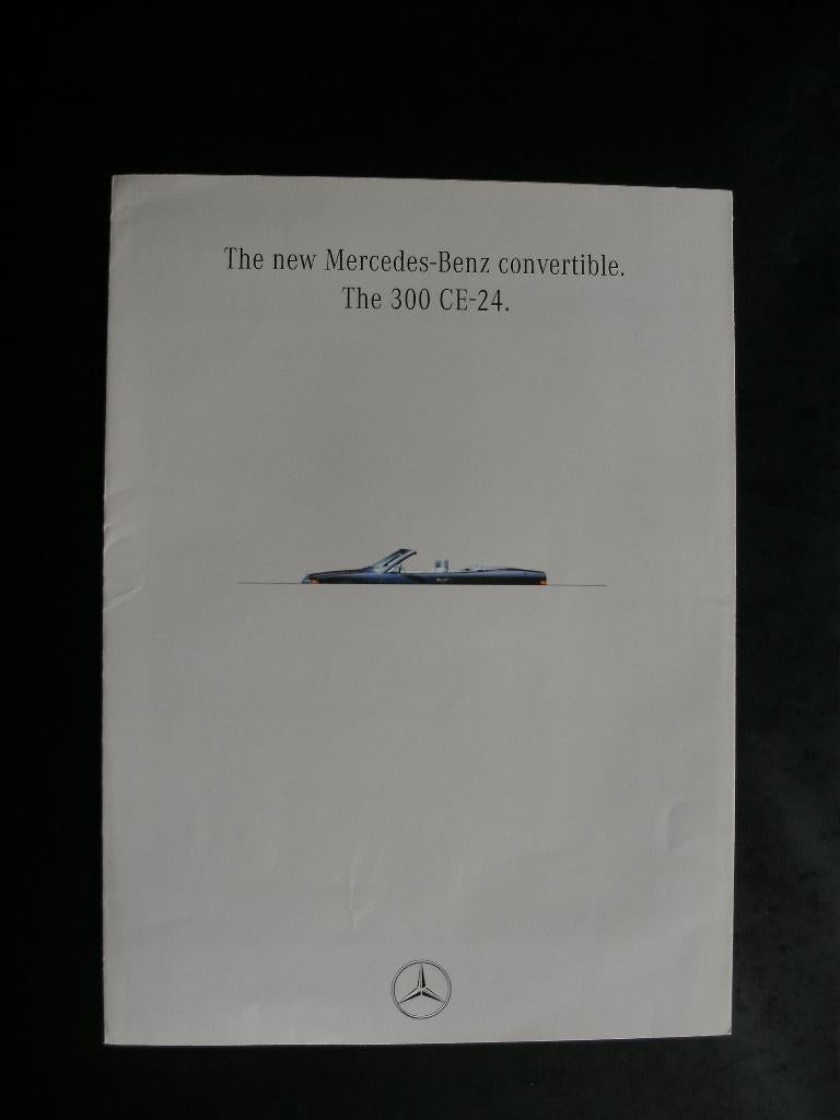 Mercedes 300 CE klasse cabriolet folder, Ophalen of Verzenden, Gelezen, Mercedes