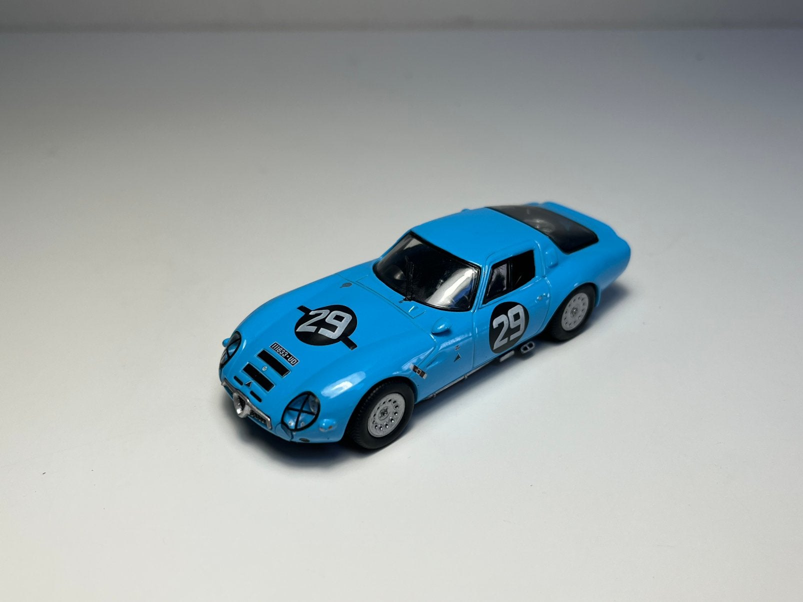Metro - Alfa Romeo Giulia TZ2 - Schaal 1:43, Ophalen of Verzenden, Zo goed als nieuw, Auto, Overige merken