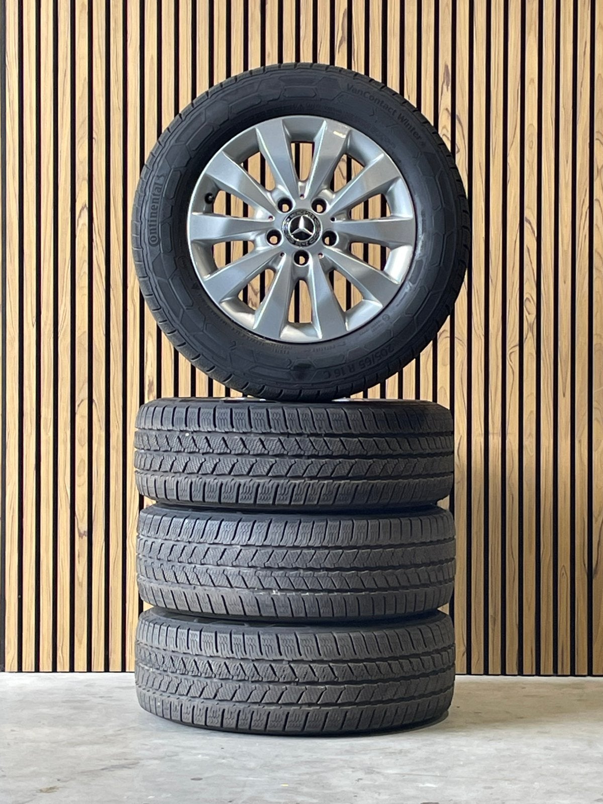 16 inch Vito V klasse winterset Continental, Ophalen, 16 inch, Banden en Velgen, Bestelwagen