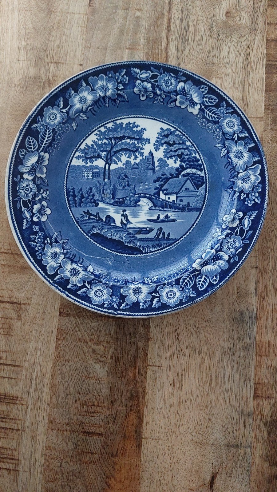 Delfts blauw bord 26 cm, Ophalen of Verzenden