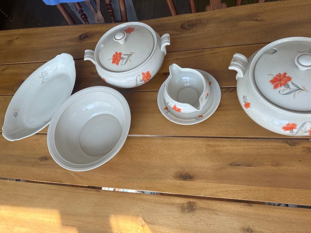 Mosa servies, Ophalen