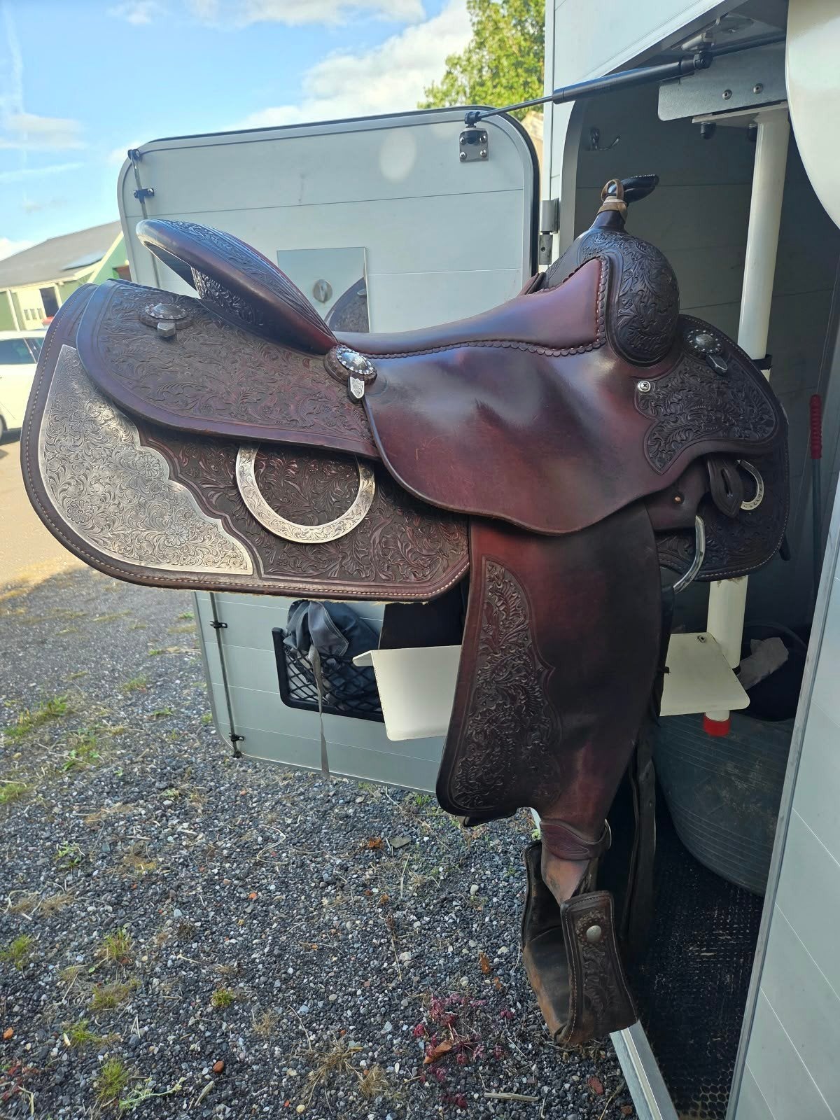 Diamond C Reining Westernzadel – 16,5" – Extra Full Quarter, Ophalen, Gebruikt, Vlakke zit, Overige merken