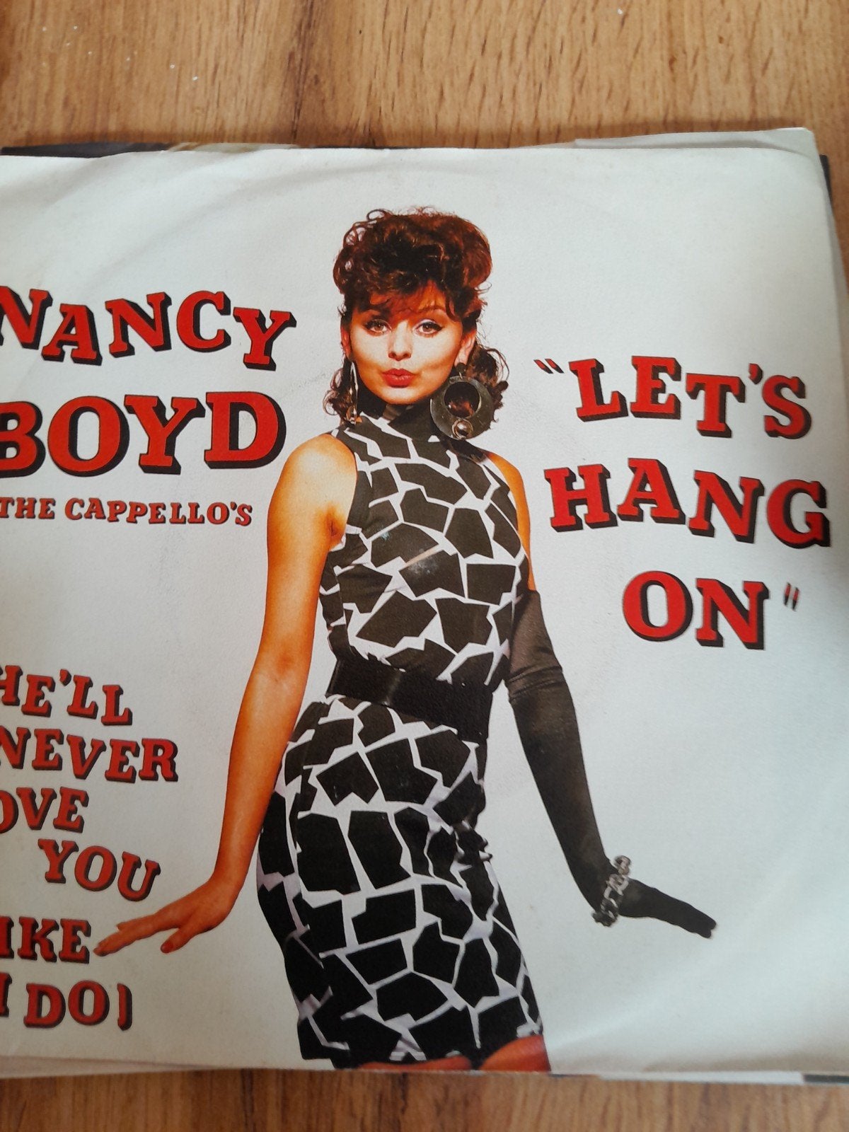 Nancy boyd 7inch let,s hang on, Cd's en Dvd's, Ophalen of Verzenden, Zo goed als nieuw, Pop